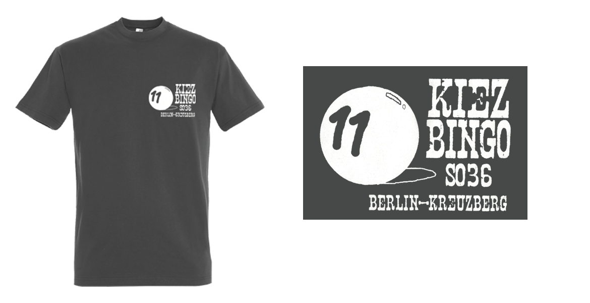  T-Shirt - Kiezbingo - grau, Kiezbingo 