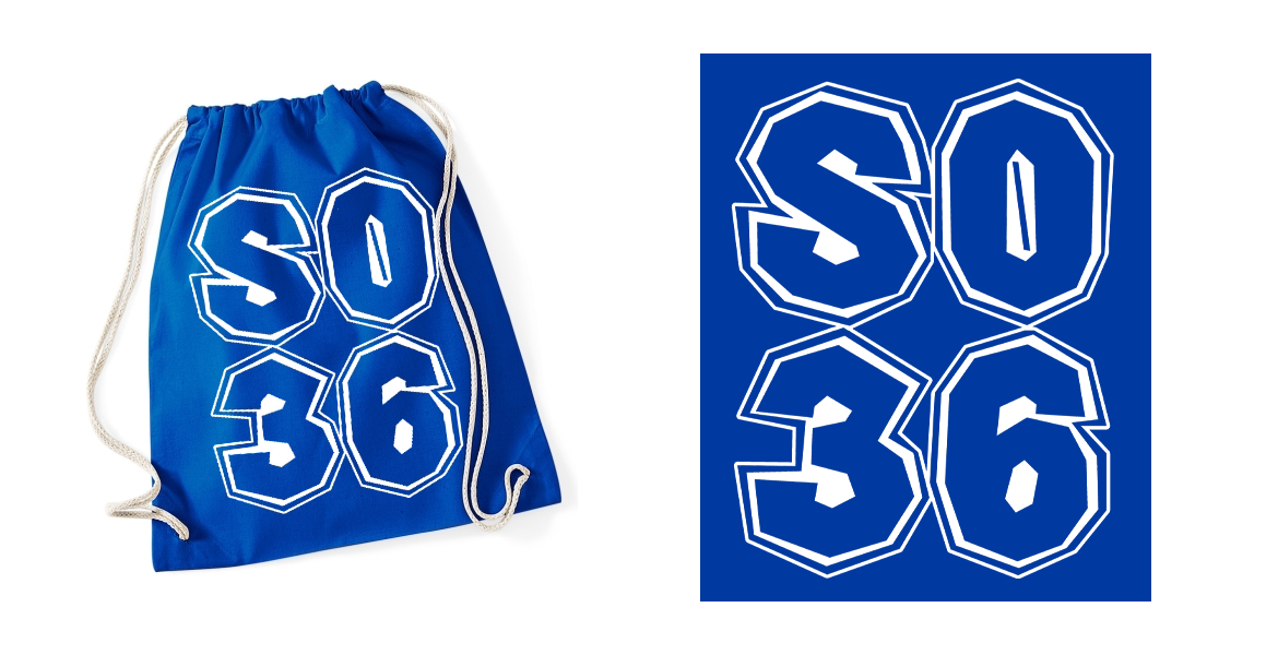  Turnbeutel - SO36 - blau, SO36 