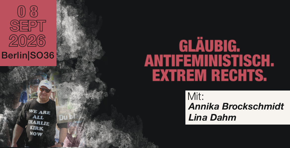 Tickets Info VA  vom „What the Fuck!?"-Bündnis" Berlin, Eine Podiumsveranstaltung zu christlichem Fundamentalismus mit Lina Dahm und Annika Brockschmidt in Berlin