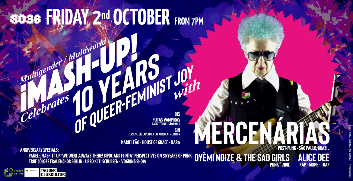 Tickets 15 YEARS OF ¡MASH-UP!, Bringing People Together & Creating the World We Want to Dance In in Berlin
