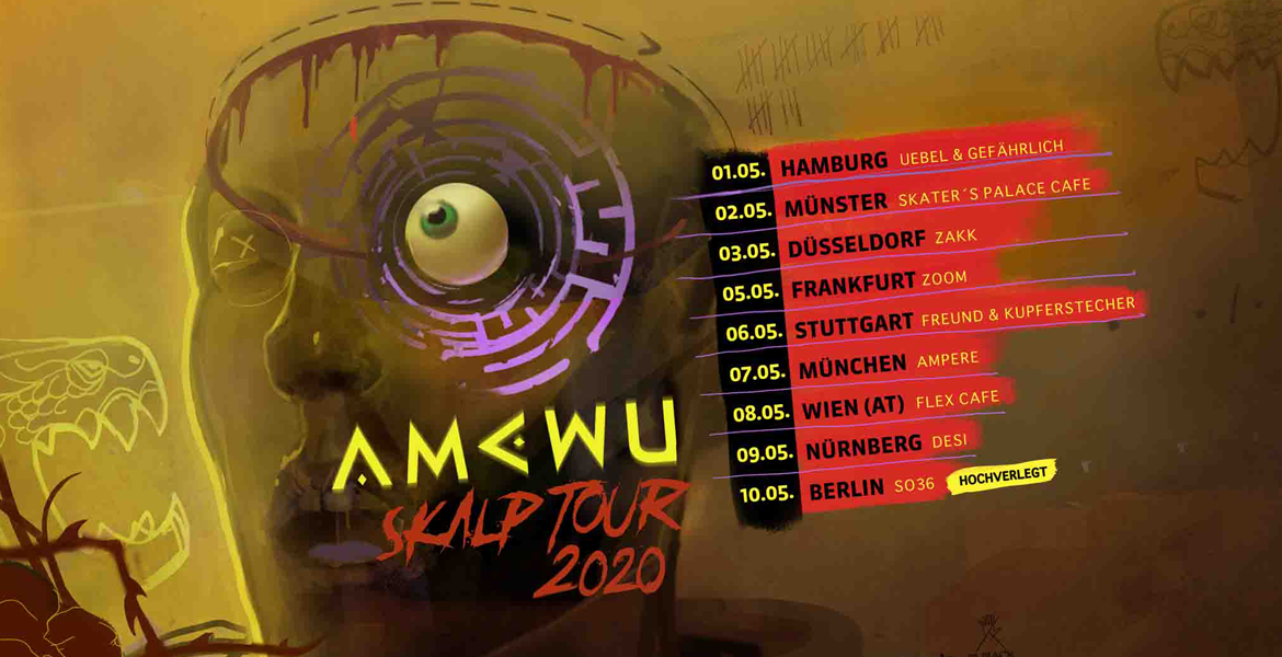 Tickets AMEWU, Skalp Tour 2021 in Berlin