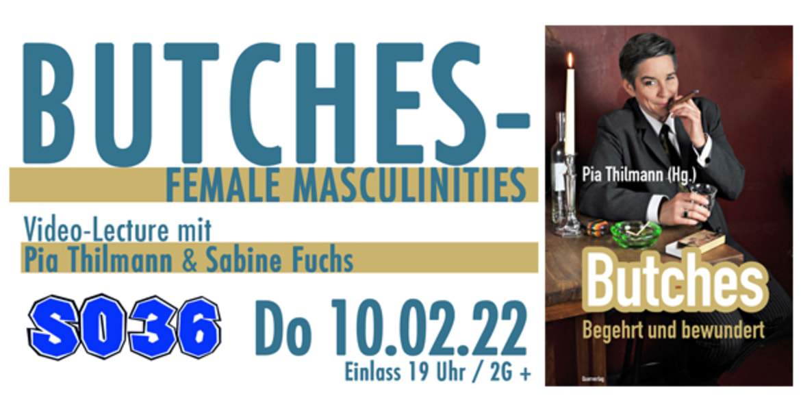 Tickets BUTCHES-FEMALE MASCULINITIES, Lesung mit Pia Thilmann in Berlin