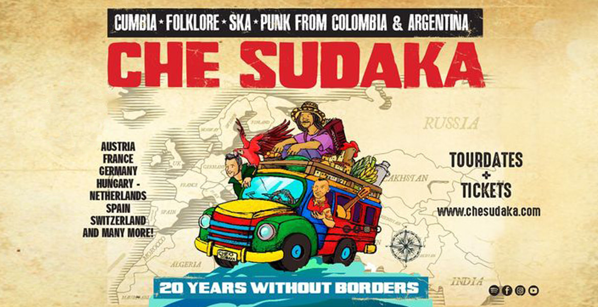 Tickets CHE SUDAKA, 20 Years Without Borders in Berlin