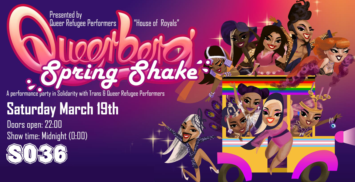 Tickets QUEERBERG SPRING SHAKE, Performance party in solidarity with Trans & Queer Refugee Performers in Berlin