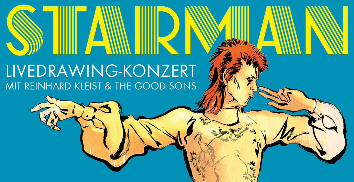 Tickets STARMAN, Livedrawing – Concert in Berlin