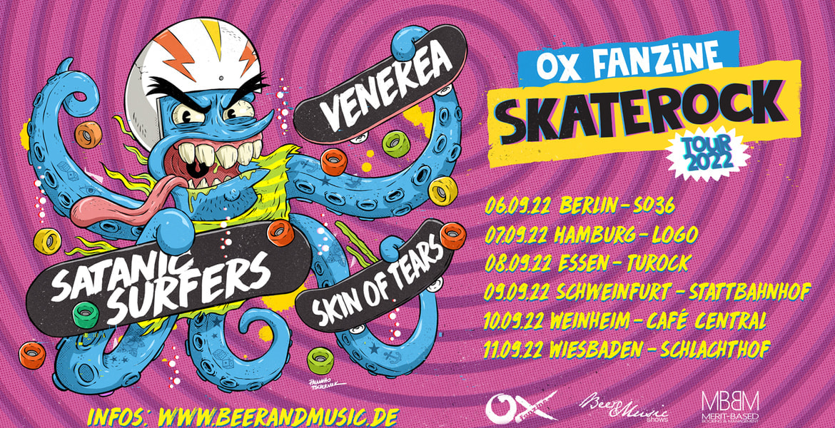 Tickets OX FANZINE SKATEROCK TOUR 2022, Die Veranstaltung wird auf den 16.05.2023 verlegt. Karten bleiben gültig. in Berlin