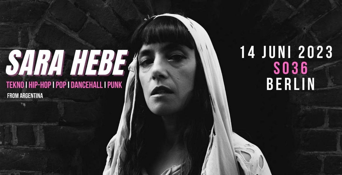 Tickets SARA HEBE, Support: Audry Funk in Berlin