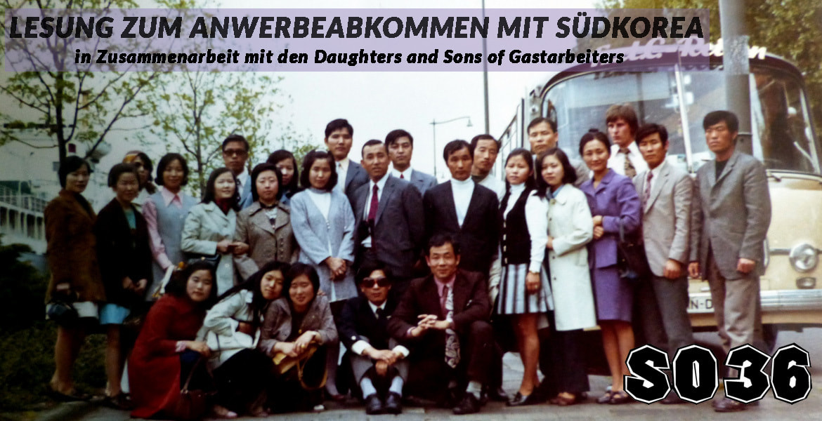 Tickets 60 JAHRE ANWERBEABKOMMEN MIT SÜDKOREA, Leserunde und Diskussion in Zusammenarbeit mit den Daughters and Sons of Gastarbeiters in Berlin