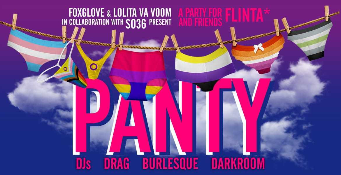 Tickets PANTY, a party for FLINTA* and friends in Berlin