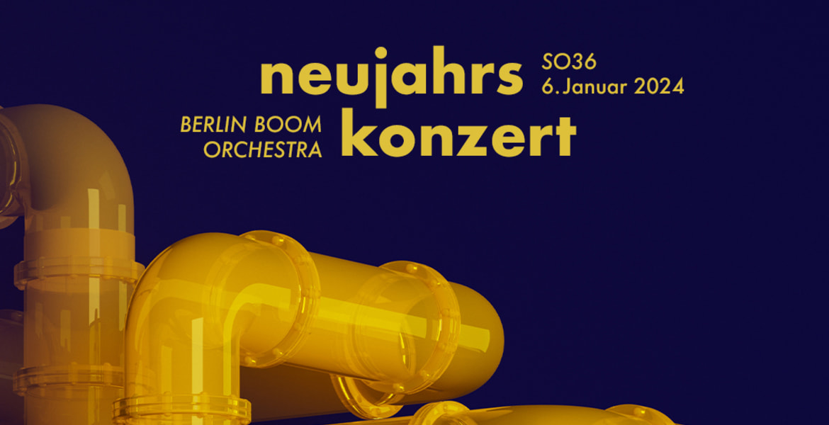 Tickets BERLIN BOOM ORCHESTRA, Neujahrskonzert 2024 mit Longfingah & Sub Pressure Band in Berlin