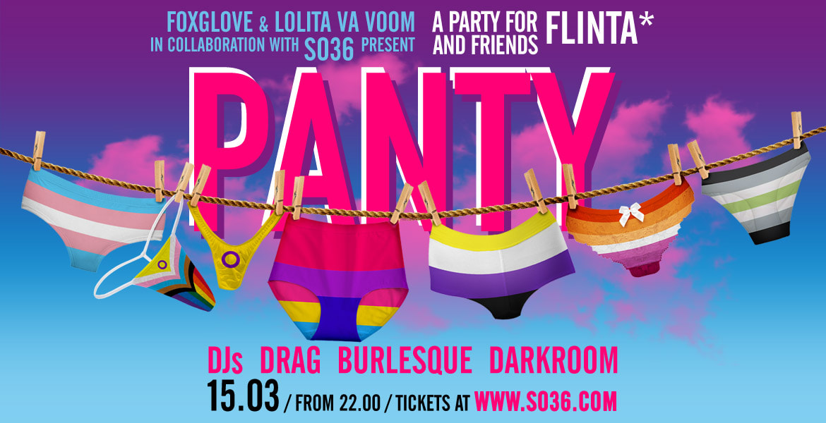 Tickets PANTY, a party for FLINTA* and friends in Berlin