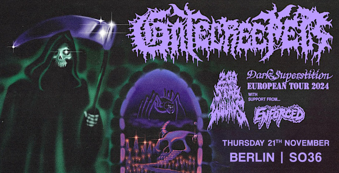Tickets GATECREEPER, Support: 200 Stab Wounds, Enforced in Berlin