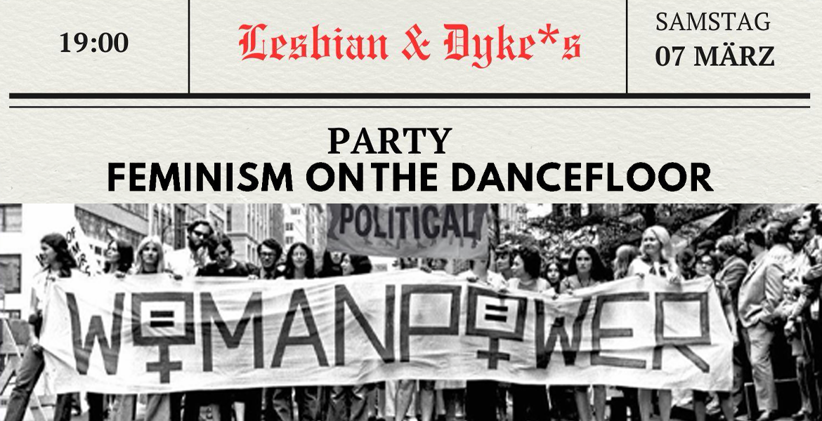 Tickets FEMINISM ON THE DANCEFLOOR, International Women’s Day – Flinta-Party in Berlin