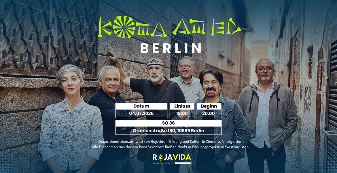 Tickets KOMA AMED, in Berlin - Für Kinder, für Bildung, für Zukunft in Berlin