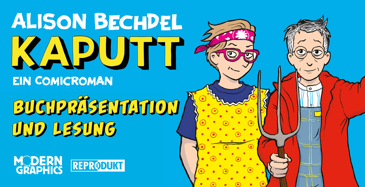 Tickets KAPUTT - EIN COMICROMAN, Alison Bechdel (live) - Buchpräsentation und Lesung in Berlin