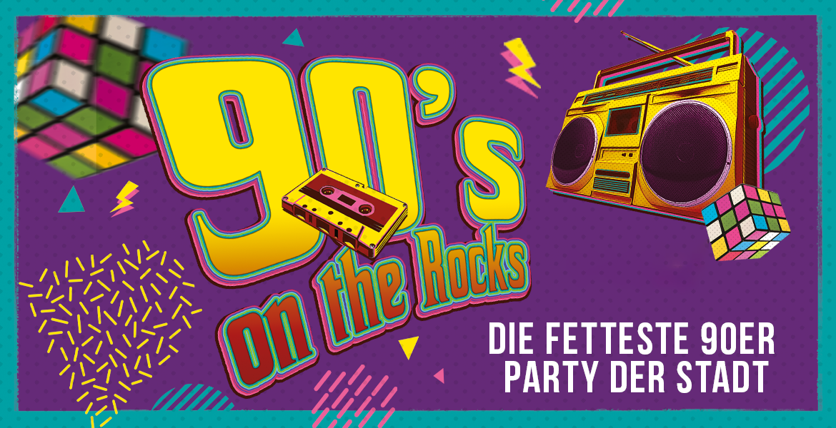 Tickets 90`s ON THE ROCKS, Die fetteste 90er Party der Stadt in Berlin