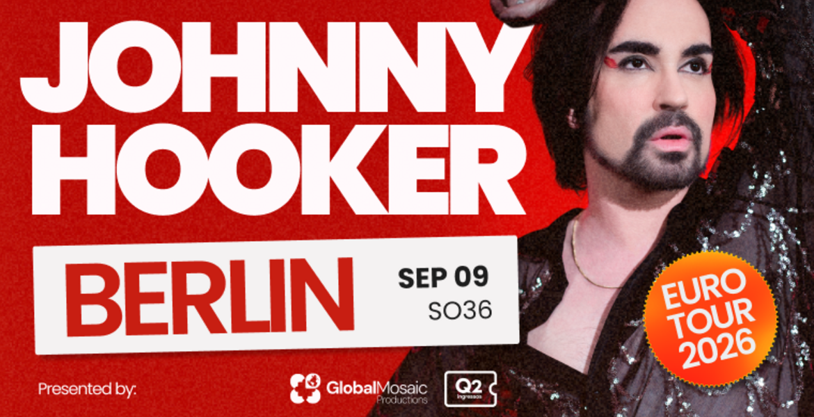 Tickets JOHNNY HOOKER, European Tour 2026 in Berlin