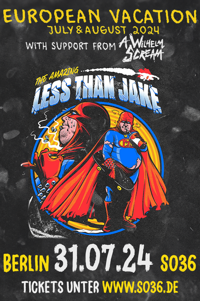 Tickets für LESS THAN JAKE jetzt direkt im offiziellen SO36 Shop kaufen!